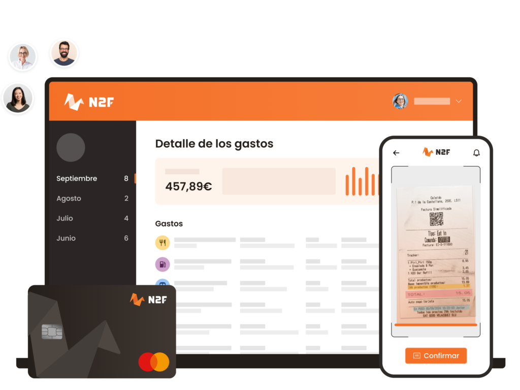 N2F gestión de gastos empresariales