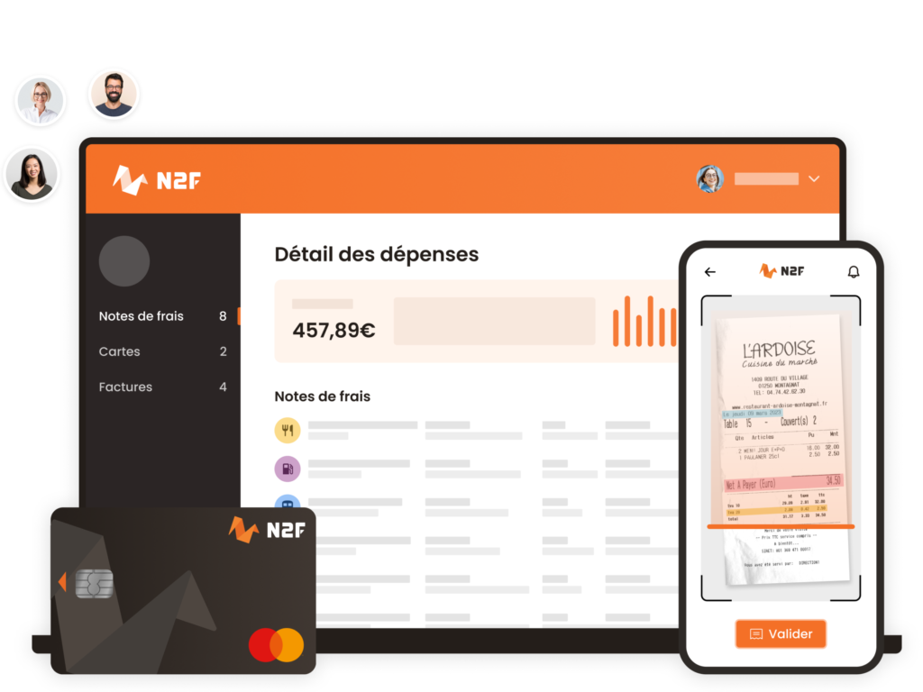 N2F Logiciel de gestion des dépenses professionnelles