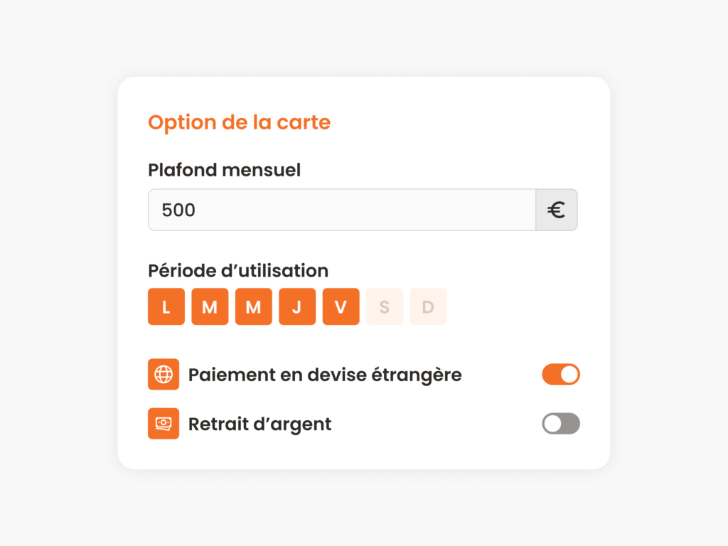 Configuration d'une carte N2F