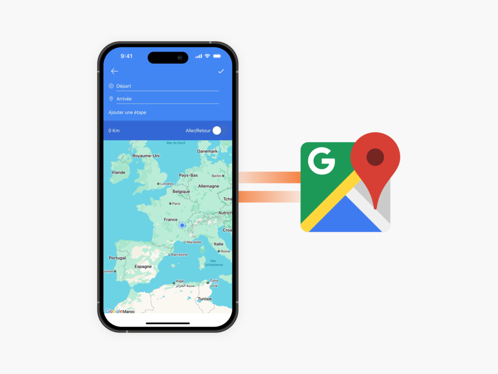 Calcul automatique de la distance grâce à Google Maps