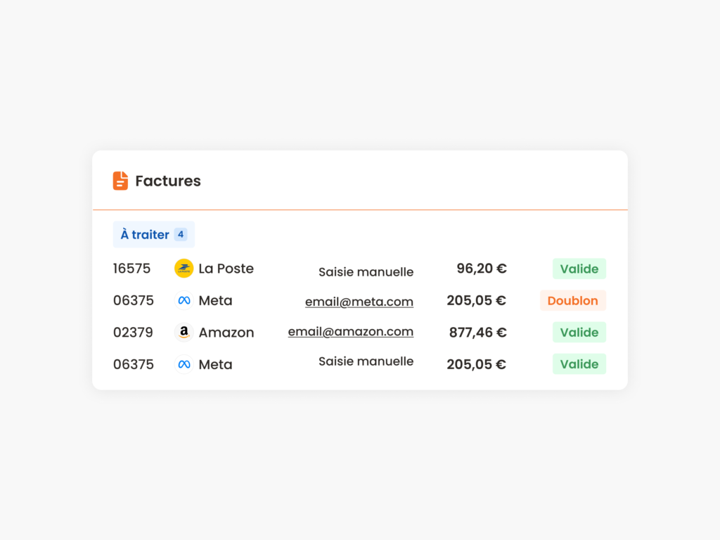 Canal unique de centralisation des factures dans N2F
