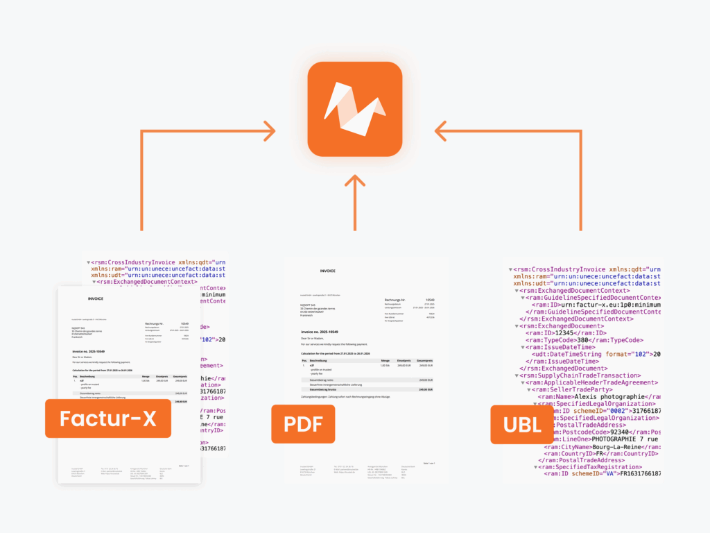 Centralisation des différents formats de facture