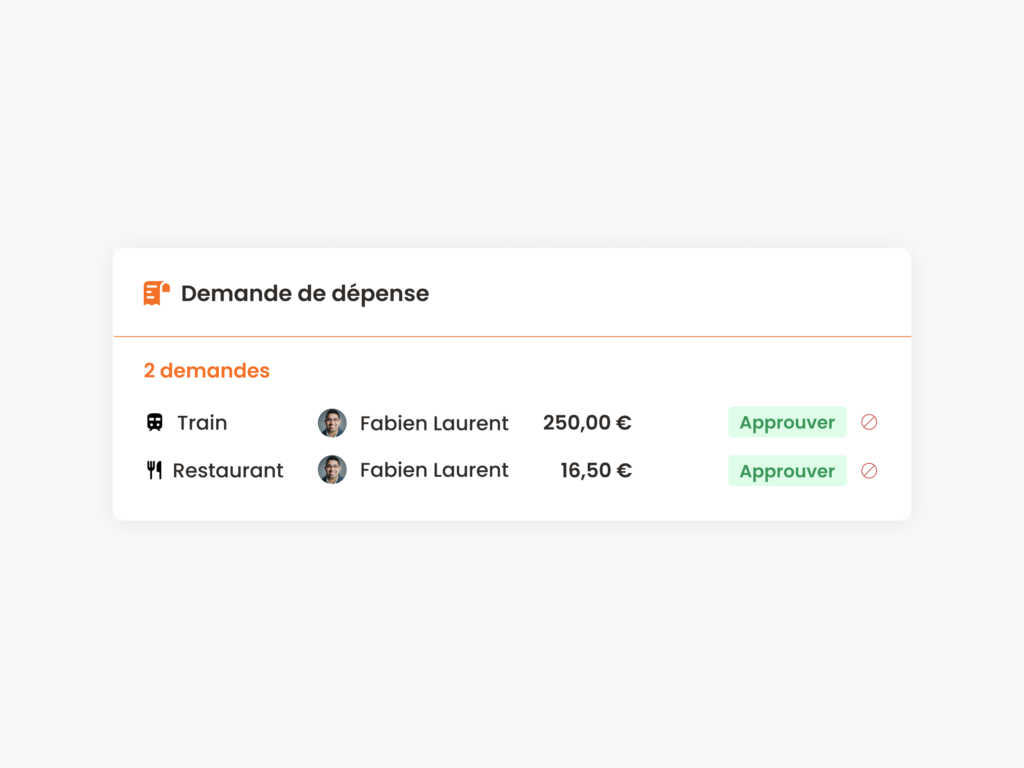 Visualisation sur les demandes d'avances réalisées