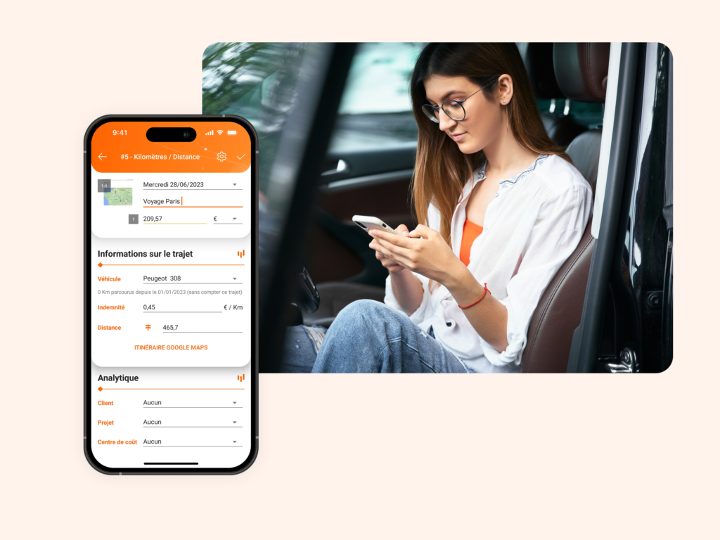 Indemnités kilométriques dans N2F