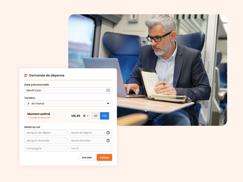 Création d'une demande de dépense