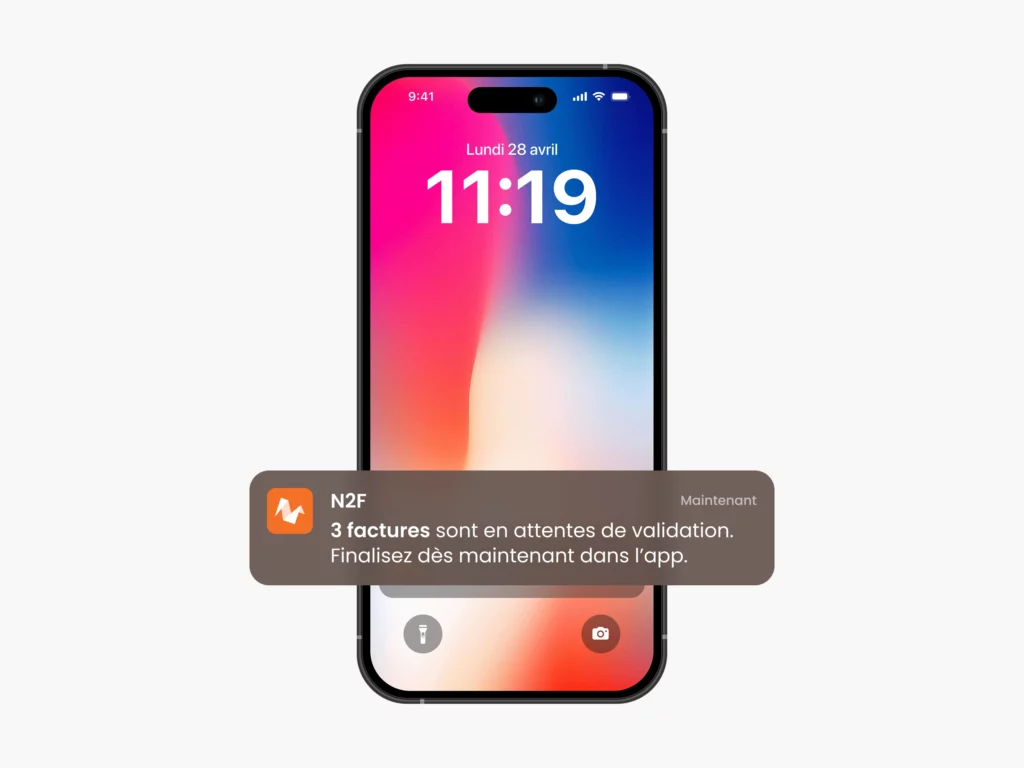 Notification de rappel d'approbation de factures entrantes