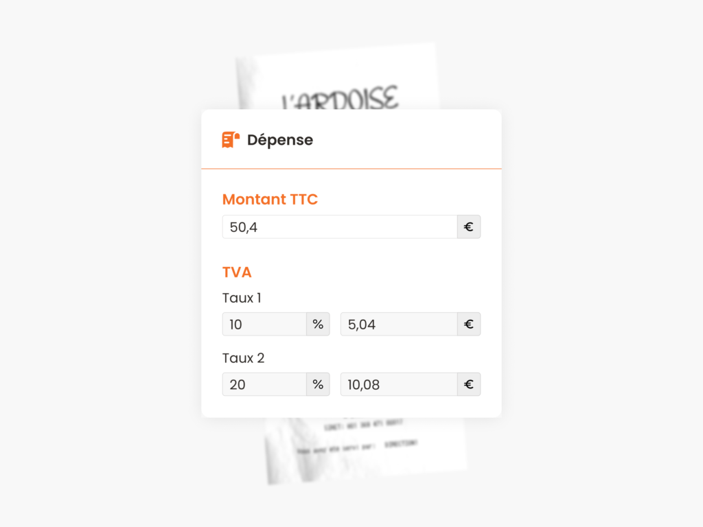 Détails sur la TVA récupérable